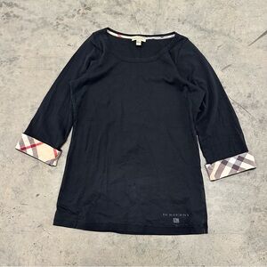 Burberry 3/4 sleeve shirt XL